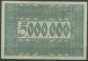 Gladbach 5 Millionen Mark 1923, Keller 1791 D, Leicht Gebraucht (K1192) - Sonstige & Ohne Zuordnung