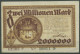 Willich Stahlwerk Becker 2 Millionen Mark 1923, Keller 5636 Y, Gebraucht (K1205) - Autres & Non Classés