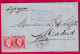 N°24 X2 PARIS PL DE LA BOURSE POUR MADRID ESPAGNE SPAIN LETTRE - 1849-1876: Période Classique