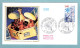 FDC France 1982 - Centre National D'études Spatiales - Gwynedd - Castell Conwy - Ariane YT 2213 - 31 Toulouse - 1980-1989