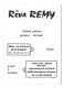 (Divers). Document Historique. Reva Remy Artiste Fascicule Et Carte - Documents Historiques