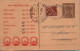 India Postal Stationery Ashoka 6p  - Cartes Postales