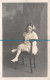 R111388 Old Postcard. Girl In White Dress - Welt