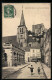 CPA Montrichard, Les Halles Et L`Eglise  - Montrichard