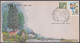 Inde India 1987 Special Cover Ashoka Tree, Swamp Deer, Flower, Crane, Bird, Birds, Wildlife Wild Life Pictorial Postmark - Lettres & Documents