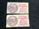 FRANCE Wedge Before (100 FRANCE Wedge) 2 Pcs 2 Stamps Quality Good - Sammlungen