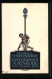 AK Augsburg, Grossstadtfeier 1911, Nackter Mann Hammer, Ganzsache Bayern, PP27 C 12  - Cartes Postales