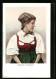 AK Schapbach, Junge Frau In Volkstracht Von Schapbach  - Costumes