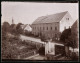 Fotografie Brück & Sohn Meissen, Ansicht Gröbern, Strassenpartie Am Gasthof Gröbern  - Lieux