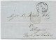 Brief Von Hamburg 1852 Nach Frankreich, Seltener Th. &T Stempel - Cartas & Documentos