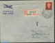 Netherlands 1947 Registered Airmail With Nvph No.486, Postal History - Lettres & Documents