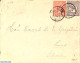Netherlands 1895 Cover From Amsterdam To Lund, Sweden. See Lund Postmark.  Princess Wilhelmina (hangend Haar) And Druk.. - Cartas & Documentos