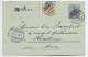 GERMANY ENTIER POSTKARTE 2C +3C COLMAR ELS 17.12.1905 POUR MULHOUSE - Lettres & Documents