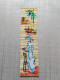 Marque-Pages  -  Book Mark    Bois Tissé     EGYPTE  Femme Au Vélo - Marque-Pages