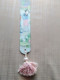 Marque-Pages  -  Book Mark    Avec Pompon Rose      CHINOISE - Marque-Pages