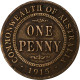 Monnaie, Australie, George V, Penny, 1915, Londres, TTB, Bronze, KM:23 - Penny