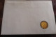 GERMANY 1990, Numismatic FDC Of The REUNIFICATION COIN Cover With Cracked Golden Mark. - Andere & Zonder Classificatie