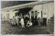 Carte Photo Avec Nombreux Personnages - Fêtes Militaires 12 Juin 1932 - Café Bar Denis Perrin Metz - Bière Amos - Lieux