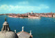 VENEZIA, VENETO, ST. MARK BASIN, ARCHITECTURE, STATUE, FLAG, SHIP, BOATS, ITALY, POSTCARD - Venetië (Venice)