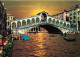 ITALIE - Venezia - Pont De Rialto - Animé - Pont - Barque - Colorisé - Carte Postale Ancienne - Venetië (Venice)