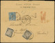 Let TAXE - 16 Et 18, 15c. Et 30c. Obl. Càd APT S. Env. Affr. N°90 Obl. TOULON S. MER 2/9/10, TB - 1859-1959 Covers & Documents