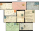 Let Lot De + De 100 Lettres Ou CP Classiques, Affranchissements Et Oblitérations Divers, Dont N°6, 10 Paire, 45C, Qualit - Collections (with Albums)