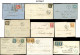 Let Lot De + De 100 Lettres Ou CP Classiques, Affranchissements Et Oblitérations Divers, Dont N°6, 10 Paire, 45C, Qualit - Collections (with Albums)