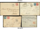 Delcampe - Let Lot De + De 100 Lettres Ou CP Classiques, Affranchissements Et Oblitérations Divers, Dont N°6, 10 Paire, 45C, Qualit - Collections (with Albums)