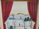 Tableau Peinture Naïve Paysage D'Hiver & Chat Art Naïf Signé Charlotte Julian 85 - Acrylic Resins