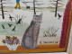 Delcampe - Tableau Peinture Naïve Paysage D'Hiver & Chat Art Naïf Signé Charlotte Julian 85 - Acrylic Resins