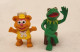 Lot 2 Figurine PVC MUPPET SHOW Bébé FOZZIE Ours KERMIT La Grenouille - Other & Unclassified