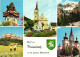 PISCHELSDORF, WEIZ, STYRIA, MULTIPLE VIEWS, ARCHITECTURE, CAR, CASTLE, CHURCH, EMBLEM, TOWER WITH CLOCK,AUSTRIA,POSTCARD - Weiz