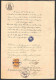 Delcampe - Lotti & Collezioni - Italia - REGNO - 1868/1947 - Trentadue Certificati Diversi Con Marche Da Bollo Del Periodo - Intere - Sonstige & Ohne Zuordnung