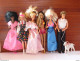 Un Lot De 6 Poupées Barbie Avec Une Garde Robes - - Barbie