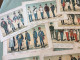 Lot Anciennes Planches Gravures Illustrations Uniformes Armées Militaire Allemagne Deutschland /19 éme / - Uniforms