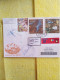 To Uruguay/arg.reg Covers.cuban Tobacco.yv 3985/88.bloc 183.yv769 Elephant.e7 Reg Post Late Posting By April 22 Sev. - Brieven En Documenten