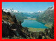 2 CPSM/gf  SILVAPLANA (Suisse)  Vue Panoramique / Régate Sur Le Lac..*11388 - Silvaplana