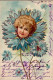 Jugendstil Mädchen Blumengesicht I-II Art Nouveau - Other & Unclassified