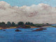 Delcampe - Mehrzad Najand Tableau Bord De Mer Marine Signé Najand 86 - Acrylic Resins