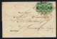 Lettre N°20 (x2) Avec 4 Cachets GC3638 De St Germain En Laye Frappés Côté à Côte Pour Former Un Grand Losange Sur Formul - 1862 Napoleon III