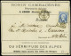 Lettre N°22 20c Bleu Obl. GC 164 +T15 Arles 28 Juin 1866 Sur Enveloppe Publicitaire D'un Pharmacien "Inventeur Et Seul P - 1862 Napoleon III