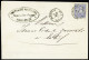 Lettre N°78 OBL CAD "Marseille Bateau A Vap" (1877) Sur Lettre Pour Sétif (Algérie) Avec Cachet Ovale Noir "COMPie Valer - 1876-1898 Sage (Type II)