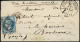 Lettre LE JULES FAVRE N°1 Ou LE JEAN BART N°2 N°29B Obl. Etoile 13 S. LAC, Càd Hôtel De Ville 14/10/70, Arr. BORDEAUX 20 - War 1870