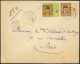 Lettre N°7 + 9 20c Mill.0 Et 30c. Mill.9 Obl. Càd PEKIN 20/7/03 S. Env. Rec., Arr. Paris 30/8, TB - Other & Unclassified