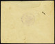 Lettre Océanie N°4 5 C Vert En Bloc De 4 Obl. Papeete 11 Juil 1903 Sur Enveloppe Locale à En-tête De L'Administration De - Altri & Non Classificati