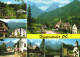HINTERSTODER, MULTIPLE VIEWS, ARCHITECTURE, MOUNTAIN, UMBRELLA, LAKE, CAR, TOWER, AUSTRIA , POSTCARD - Hinterstoder