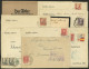 SPAIN: 8 Covers + 1 Wrapper For Printed Matter Sent To Argentina, There Are Interesting Marks, Censors, Etc. IMPORTANT:  - Autres & Non Classés
