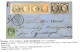 Lettre CHARGEE Pour Le DANEMARK : 1874 40c SIEGE (n°38) + CERES 5c (n°53) + 15c (n°59)x3 + 30c (n°56)x2 Obl. GC 2353 + T - 1871-1875 Ceres