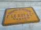 Delcampe - Ancienne Plaque Tôle Publicitaire Croupons De Bretagne F. Le Roy & Cie Nantes Cuir Vache - Sonstige & Ohne Zuordnung