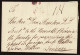 Lot # 005 UNITED STATES: Stampless Colonial: Used To London: 1765 June Folded Letter Sheet - …-1845 Prephilately